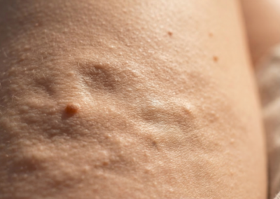 Skóra ludzka z celulitem